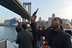 I single handed documented a Christmas Corporate Party under the Brooklyn Bridge on a boat for 1K people