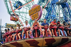 Another Large Corporate Summer Outing At Coney Island