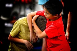 I work well in children sport photos such as this shot from the famous Longo MMA gym.